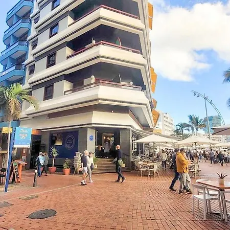 Con Balcon En La Playa De Canteras Lägenhet *