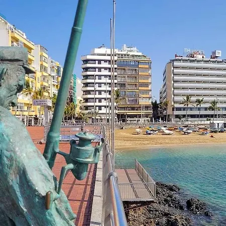 Apartment Con Balcon En La Playa De Canteras